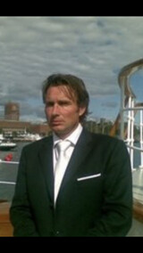 Innbydelse til yacht - bltt og hvitt,