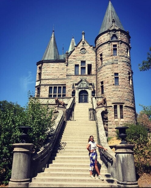 Dansare på stjärnorna på slottet