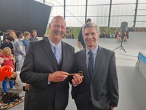 En hyggelig dag på settet En hyggelig dag på settet