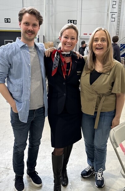 Trivelige og proffe skuespillere