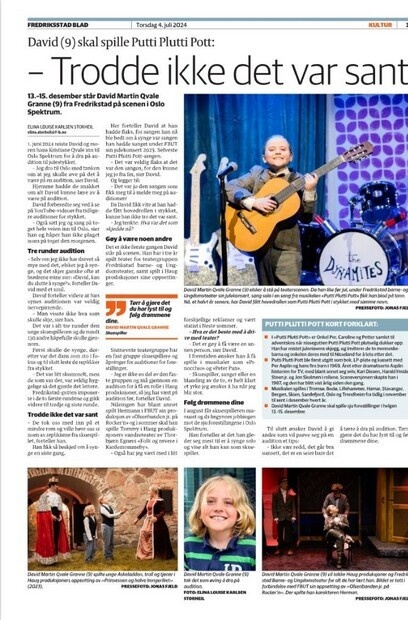 Artikkel i Fredrikstad Blad 06.07.24 Artikkel i Fredrikstad Blad 06.07.24