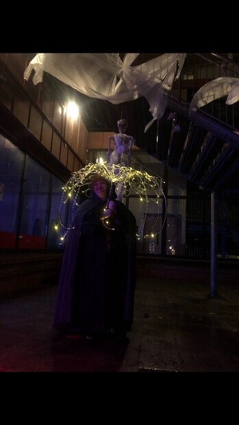 Skrämmande ljusfestival