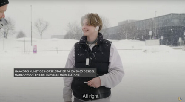 Haakon i HLFs reklamekampanje