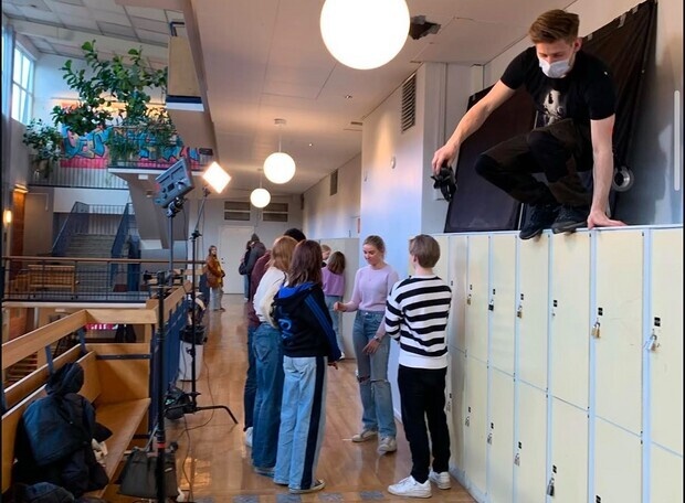 Filminspelning med Stockholm filmskola