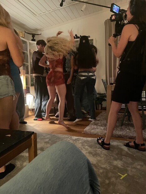 Inspelning av festscen Inspelning av festscen