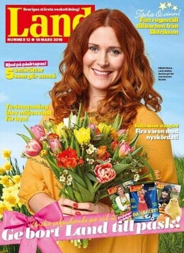 På Tidningen Lands-omslag, påsknumret På Tidningen Lands-omslag, påsknumret
