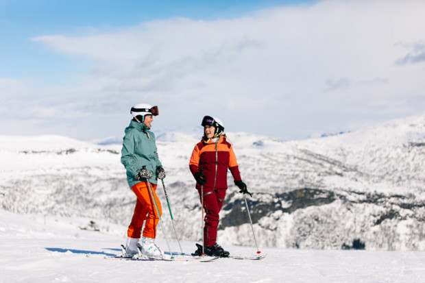 På opptak for Fjord Norge kampanje