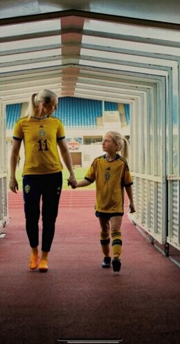 Adidas reklamkampanj, svenska damlandslaget VM2023 Adidas reklamkampanj, svenska damlandslaget VM2023