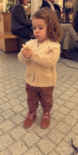 Sin første reklamefilm-rolle