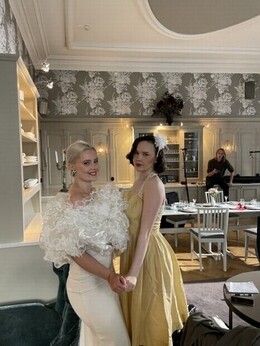 Backstage foto skådespelare Backstage foto skådespelare