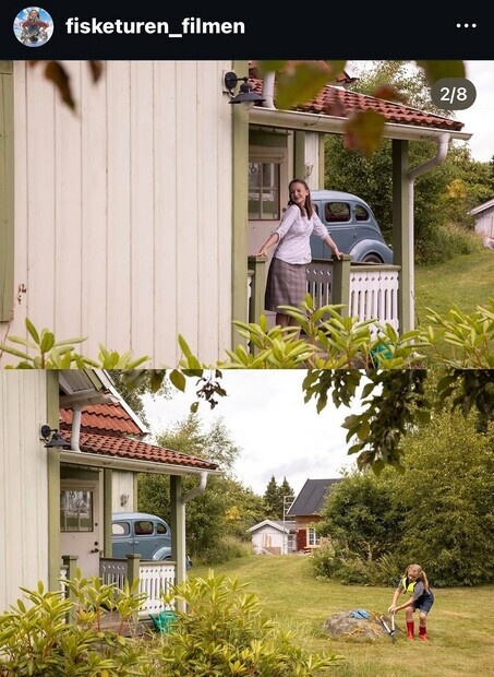 Paus under inspelningen