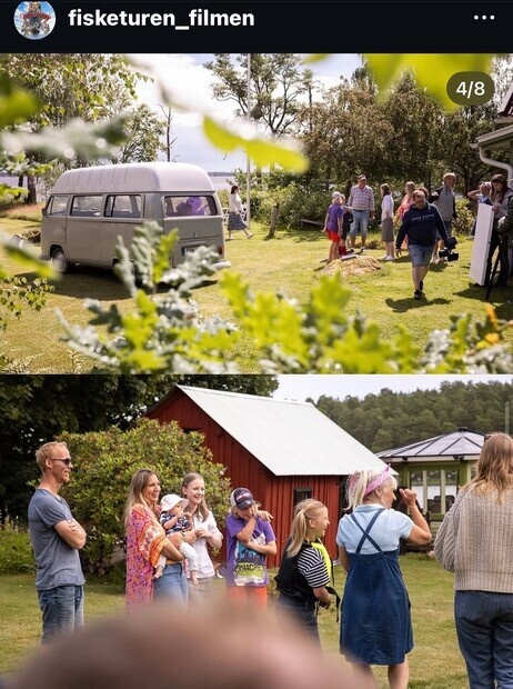 Avtackning efter dagens inspelning