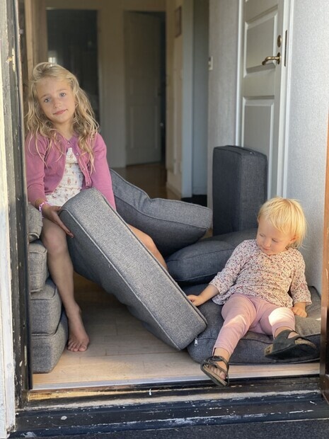 Saga 6år Linnea 2år