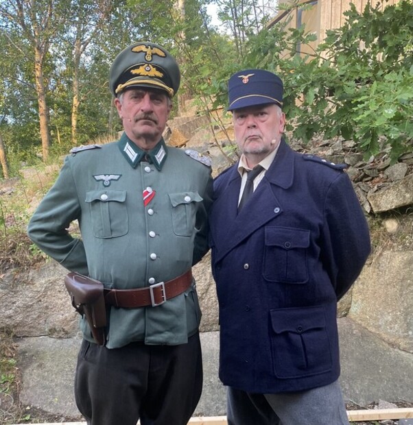 Quisling sammen med Paul Ottar Haga