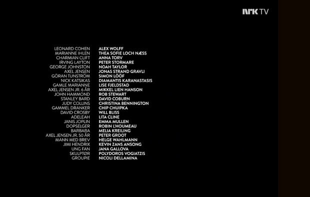 Credits So long Marianne Credits So long Marianne