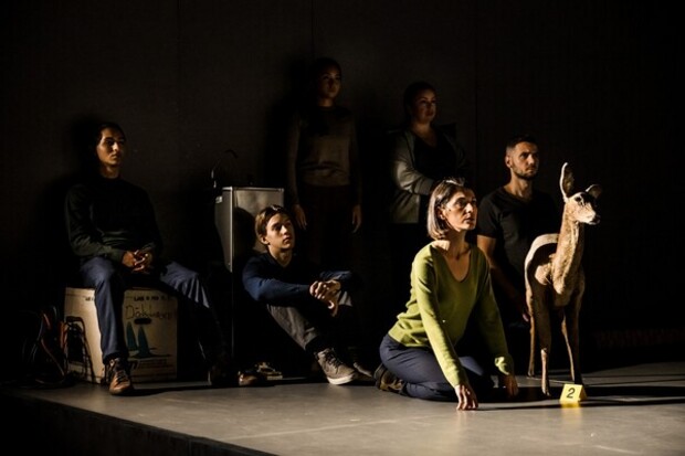 Scen från teaterföreställning Scen från teaterföreställning