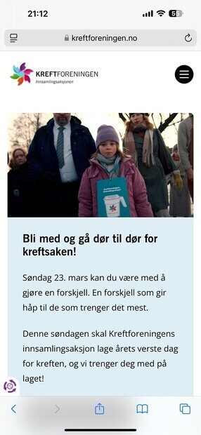 Reklamefilm for kreftforeningen