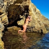 Kvinnlig relaxtur i Spanien. Kvinnlig relaxtur i Spanien.