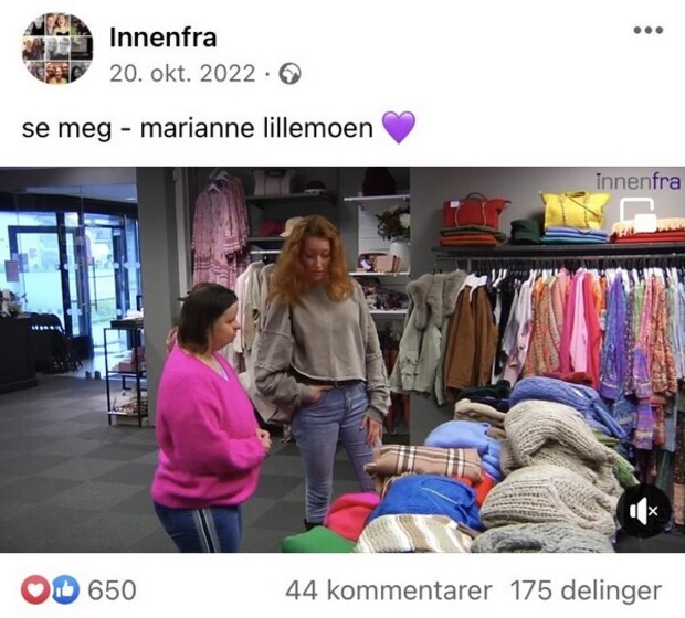 Bilde fra innspilling Bilde fra innspilling