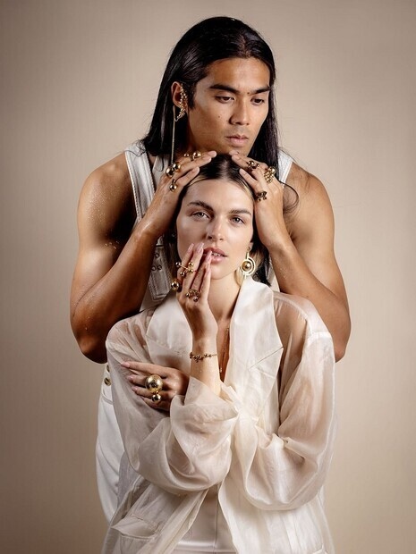 Model for Sägen Jewelry