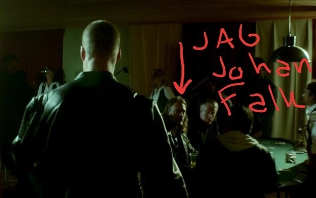 Johan Falk scen: ur askan ur elden.