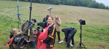 Morsom innspilling til reklamefilm for finn.no