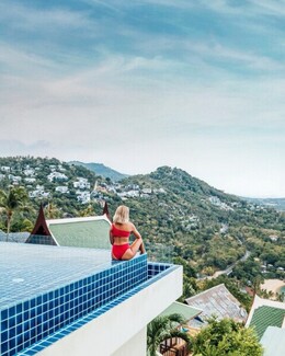 Modell for et hotell i Thailand Modell for et hotell i Thailand