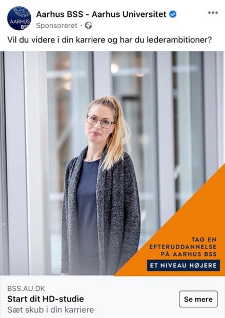 Aarhus BSS, SoMe reklame