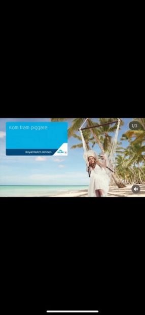 Reklamfilm för KLM