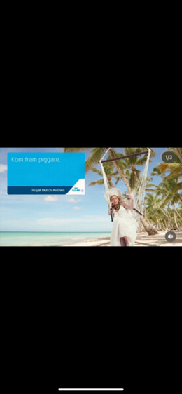 Reklamfilm för KLM Reklamfilm för KLM