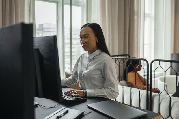 Fotografering 'Back to Work'