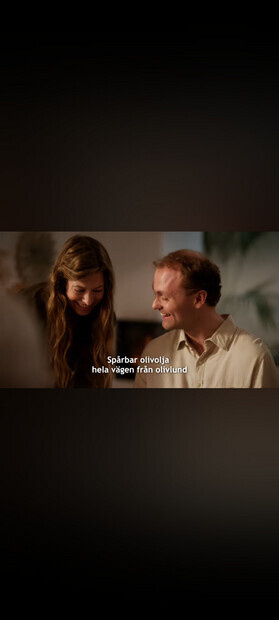 Statist till en olivolja reklam