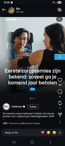 hälsoförsäkring reklam i Holland