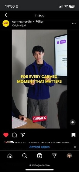 Modell för Carmex Modell för Carmex
