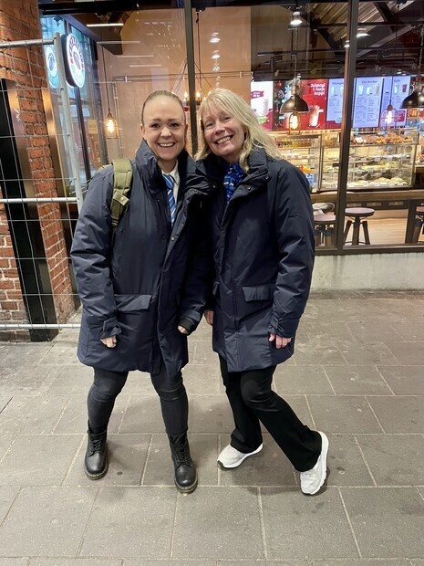 Inspelning med Tunna blå linjen