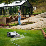 En rolig dag i trädgården