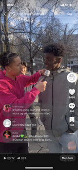 Intervjuer mennesker. Intervjuer mennesker.