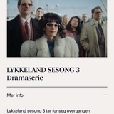 Fra dramaserie «Lykkeland» s.3