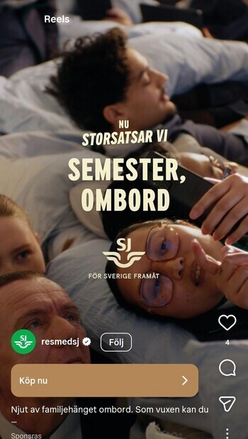 Reklam för SJ