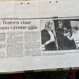 I sista rummet teaterföreställning i Lund 1992 I sista rummet teaterföreställning i Lund 1992