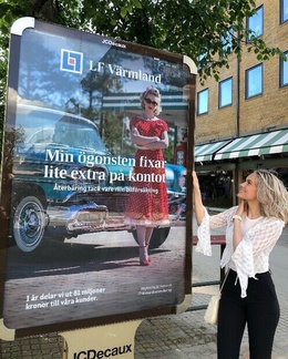 Storbild på stan i Karlstad Storbild på stan i Karlstad