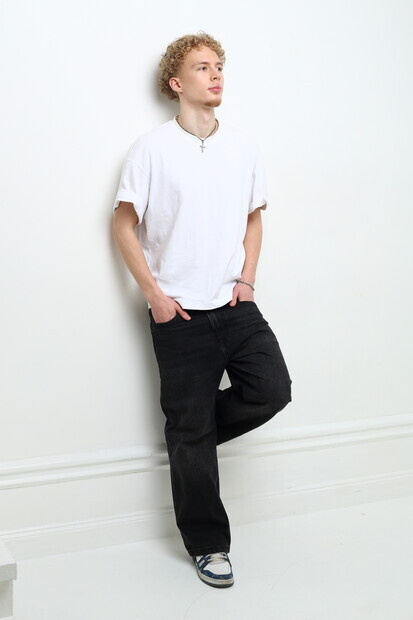 Rolig modell fotosession