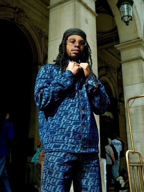 Influencer model for Paris Fashion Week