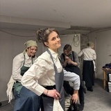 Mysigt att vara backstage!