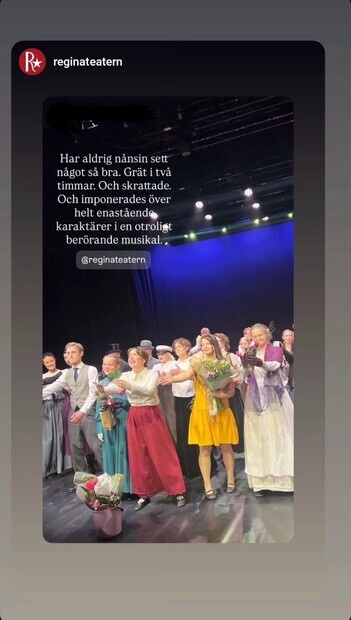 Föreställning på Regina Teatern!