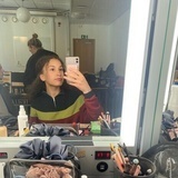 Sminkad på filminspelning Sminkad på filminspelning