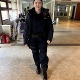 Polis till en TV serie