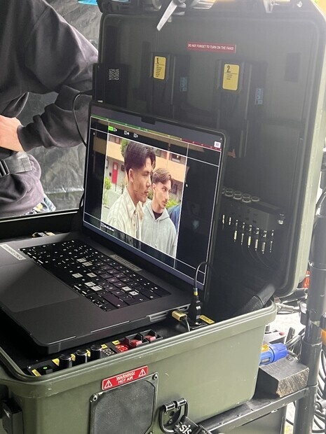 Filminspelning.