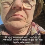 Et lite uhell under innspilling