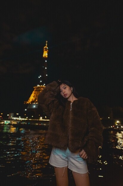 Paris photography model